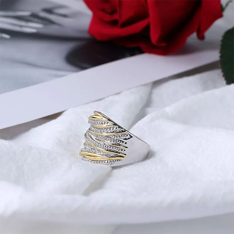 Ötvözet női divatgyűrű