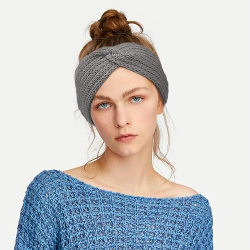 Kényelmes kötött poliészter fejpántok