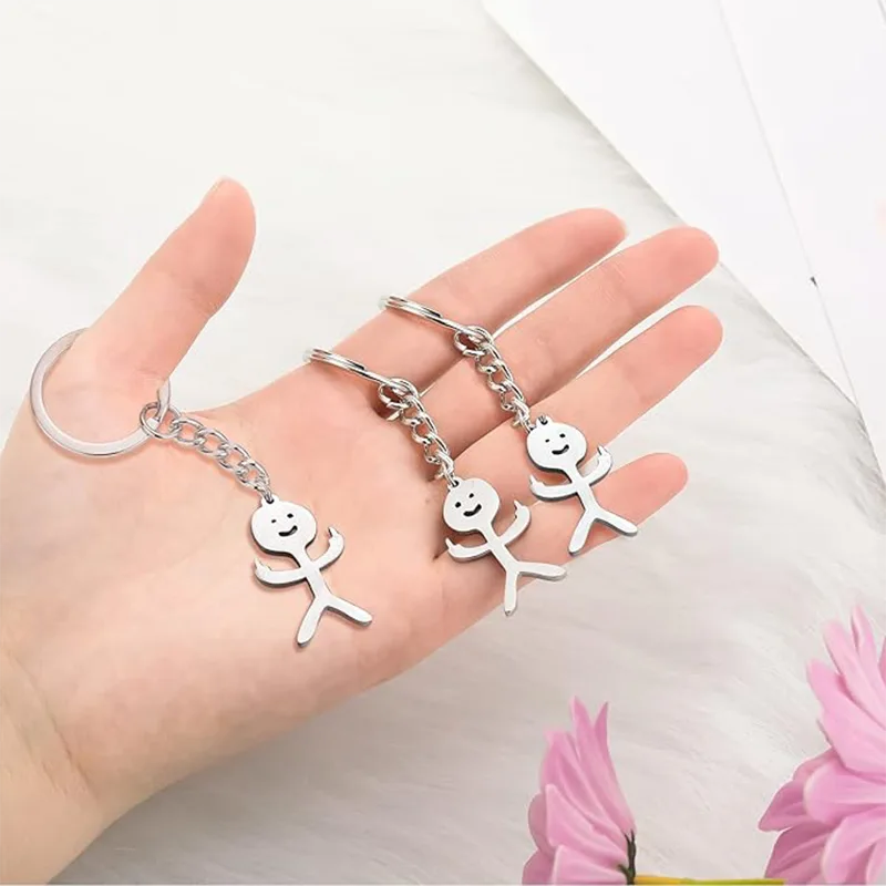 Rozsdamentes acél kulcstartó