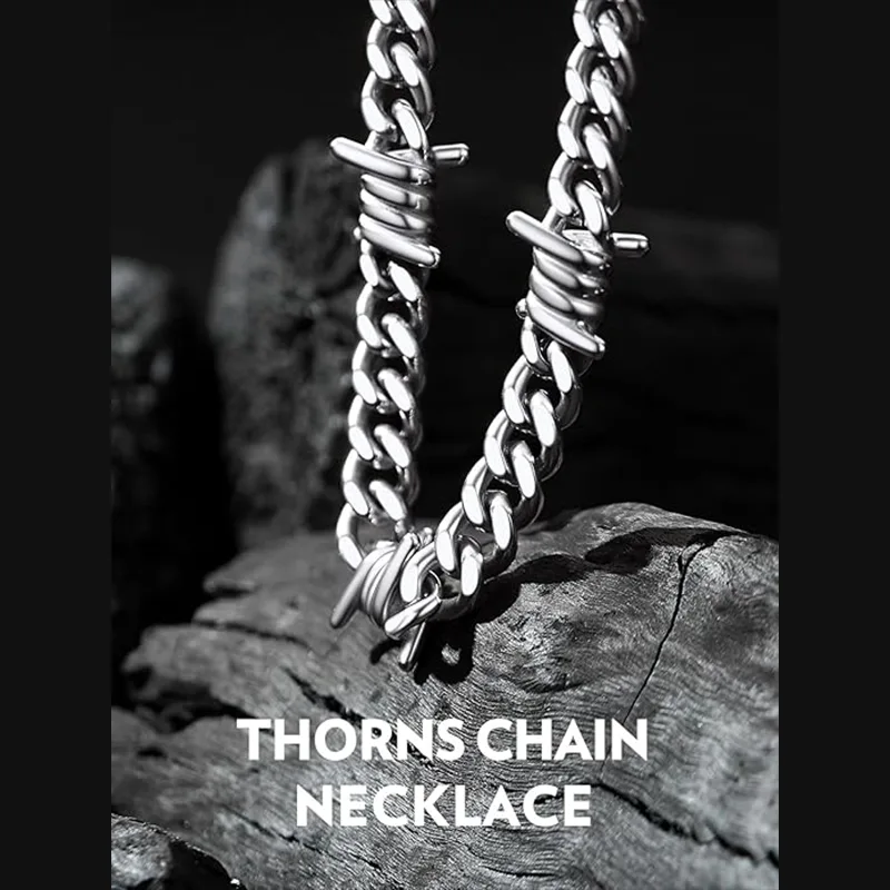 Egyedi punk férfi divatos nyaklánc