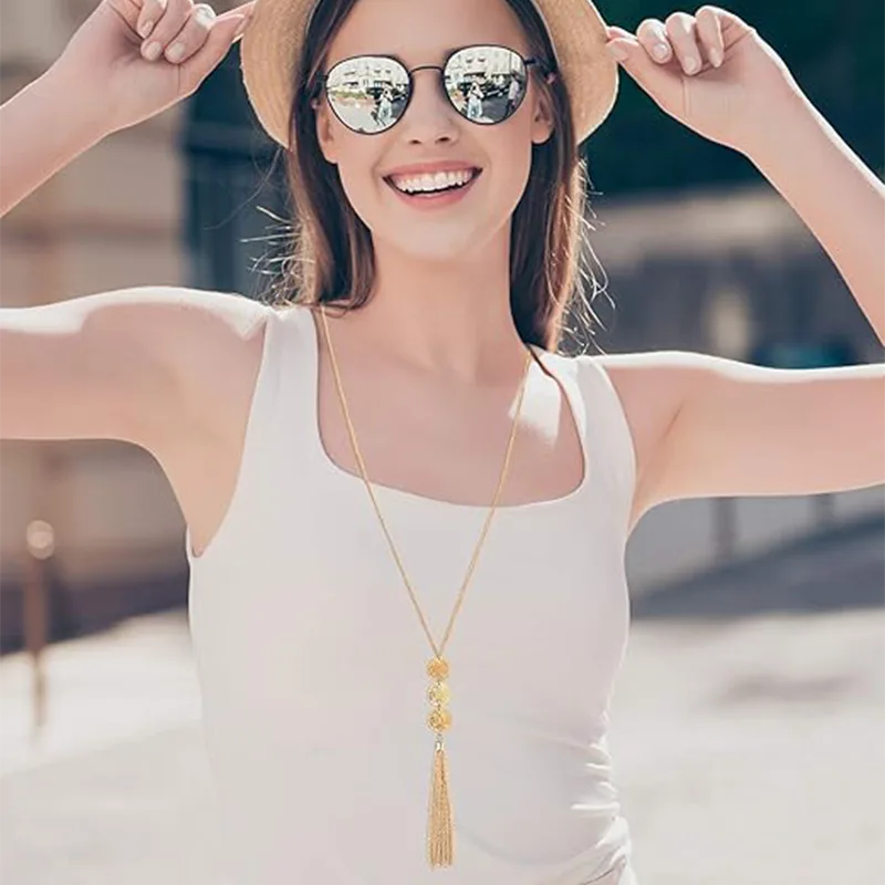 Női divatos pulóver nyaklánc